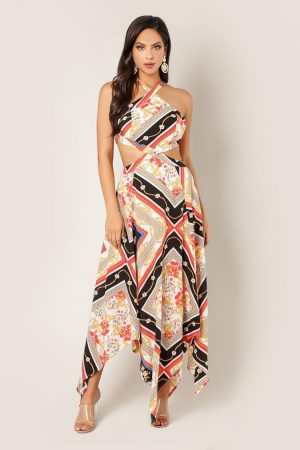 Back Criss Cross Maxi Dress