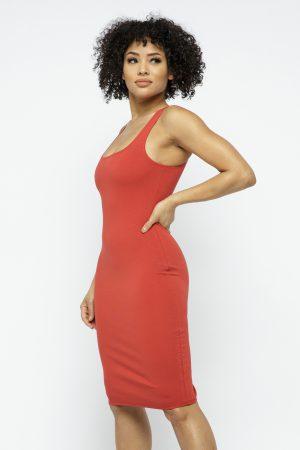 Heavy Bodycon Midi Dress