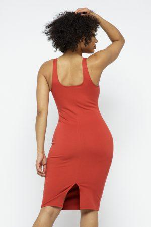 Heavy Bodycon Midi Dress