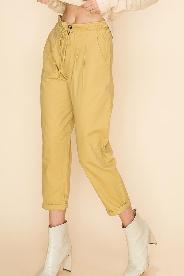 CROP STRAIGHT LEG TROUSERS