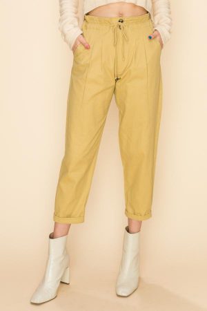 Crop Straight Leg Trousers