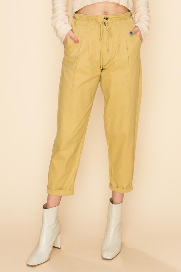 CROP STRAIGHT LEG TROUSERS