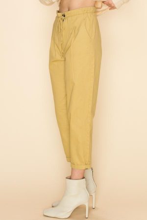 Crop Straight Leg Trousers