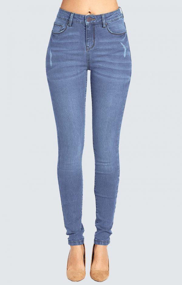 HIGH RISE SKINNY JEANS