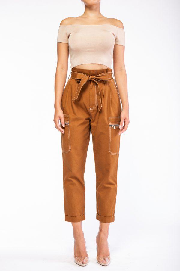 PAPER BAG CARGO PANTS