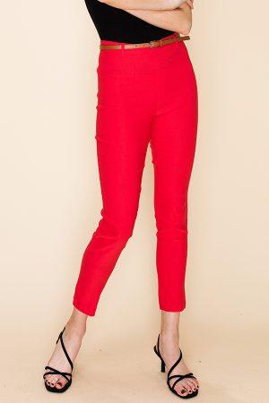 High Waist Pant With Belt