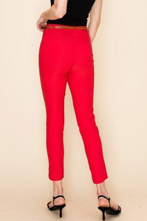 High Waist Pant With Belt