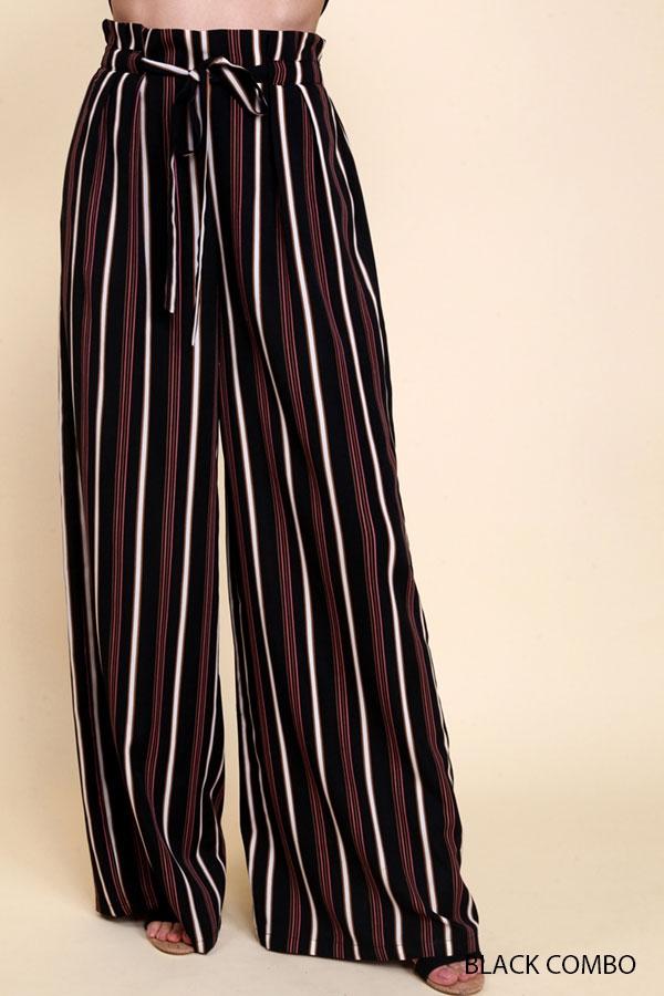 PAPER BAG TIE WAIST PANT