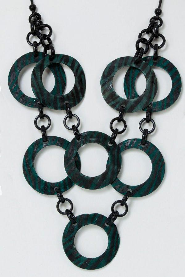 ALISHA D - MULTI LAYER CIRCLE NECKLACE