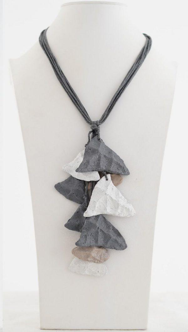 ALISHA D - STACKED UP CAIRN NECKLACE