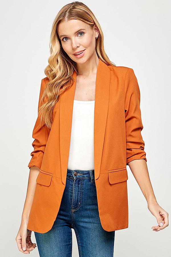 3/4 SLEEVE BLAZER