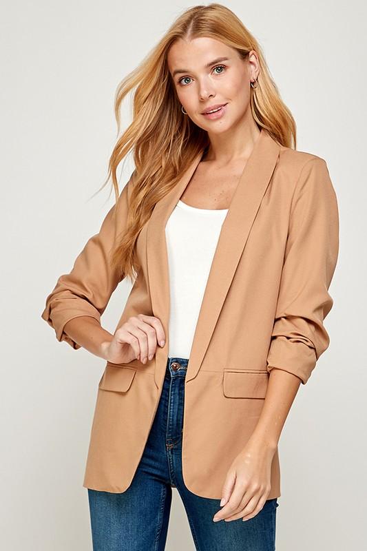 3/4 SLEEVE BLAZER