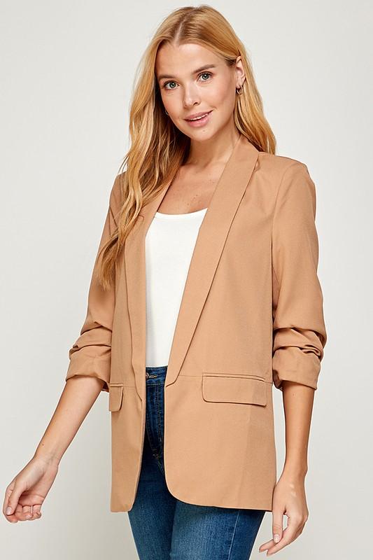 3/4 SLEEVE BLAZER